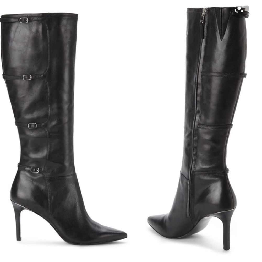 Ralph Lauren ‘Vallerie’ Knee High Leather Boots